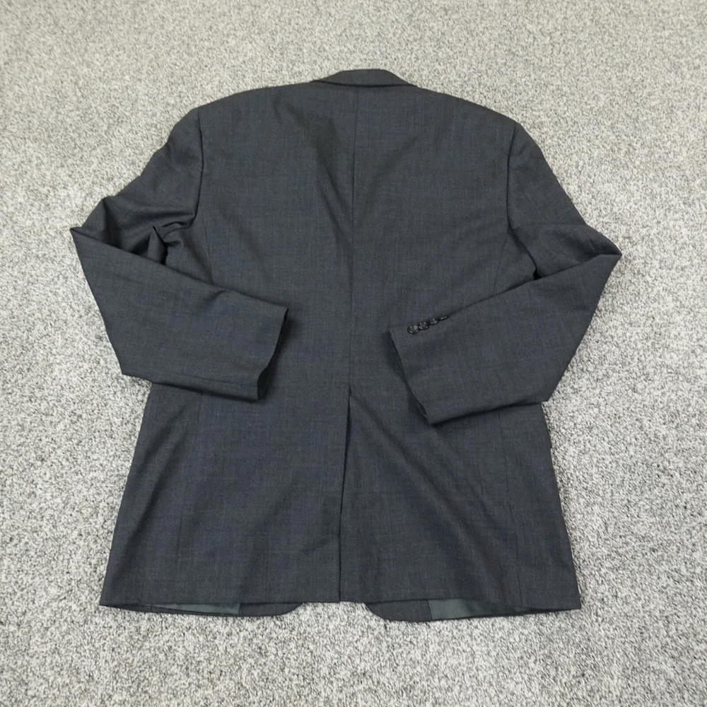 VINTAGE Hart Schaffner Marx Jacket Mens 40R Gray Button Blazer‎ Wool Sport Coat